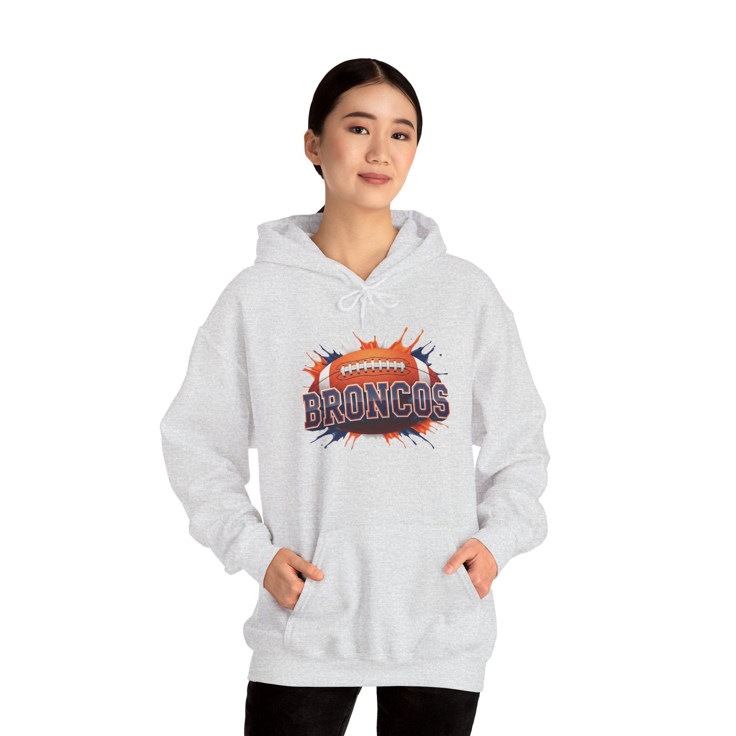 Denver Football Hoodie, Denver Team Hoodie, Football Gift for Denver Fans, Game Day Sports Fan Apparel, Football Fan Gift