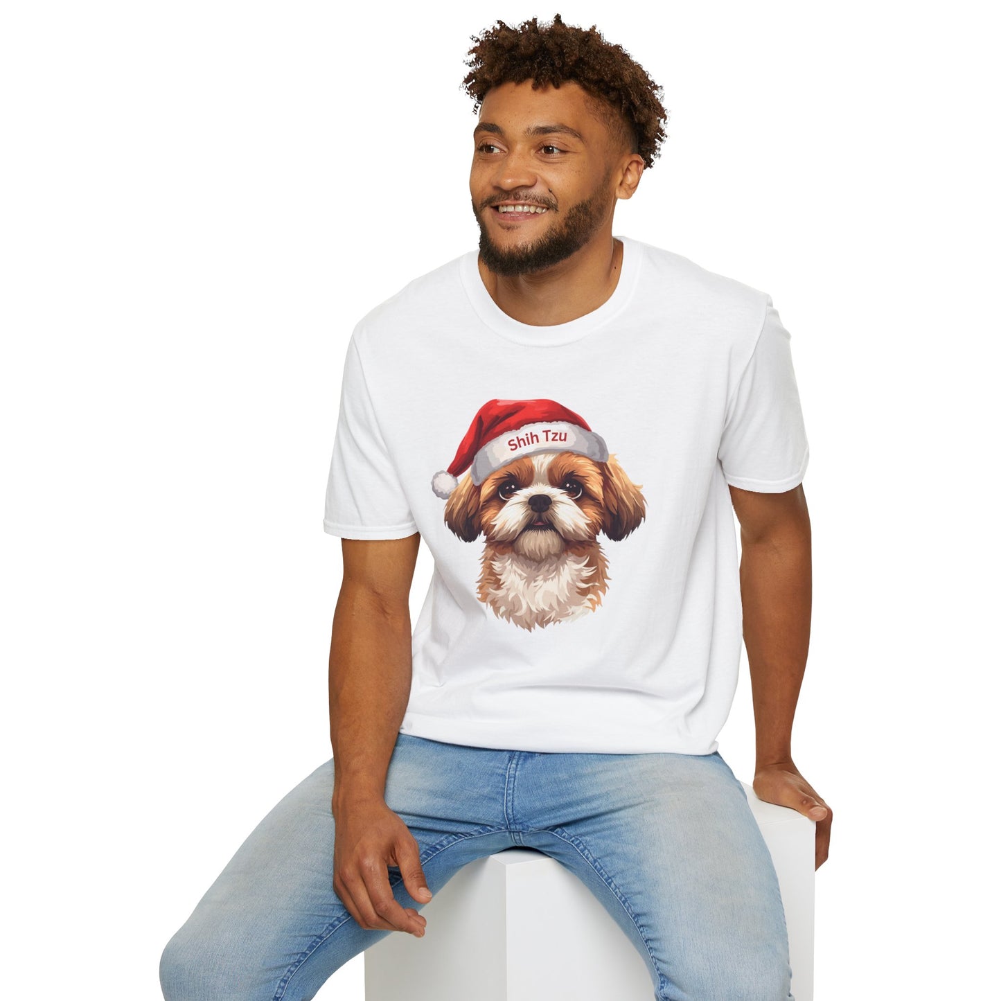 Shih Tzu Dog Portrait Shirt – Shih Tzu Dog Lover Gift, Cute Dog Mom Tee, Dog Dad Shirt, Pet Breed Apparel