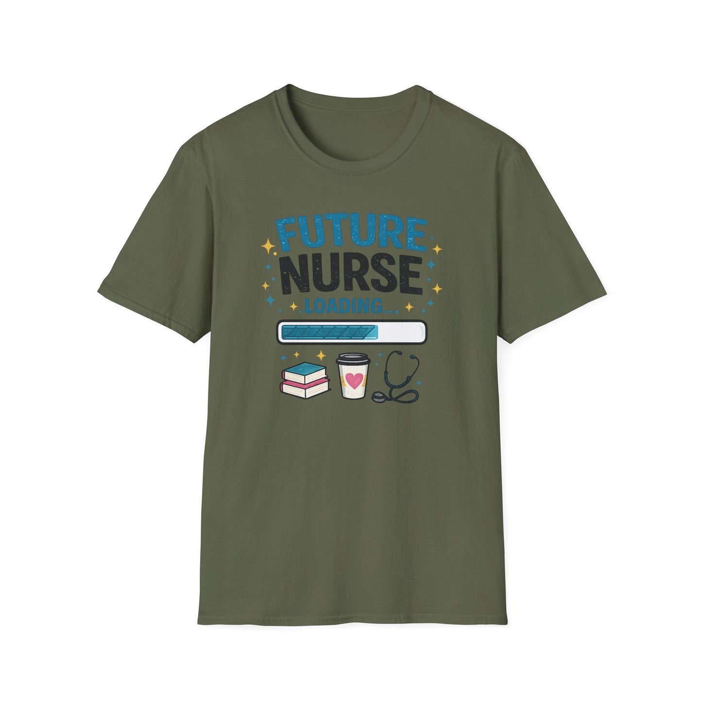 Future Nurse Loading Shirt – Funny Nursing Student T-Shirt, RN School Gift, Nursing School Graduation Tee, Nurse Student Gift Idea