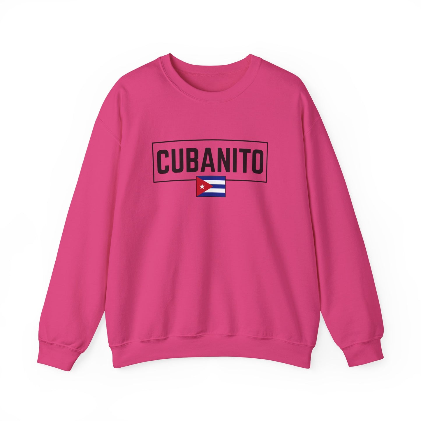 CUBANITO Sweatshirt – Cuban Flag Sweatshirt for Men, Latino Pride Sweatshirt, Cuba Heritage Top, Cuban Culture Graphic Sweatshirt