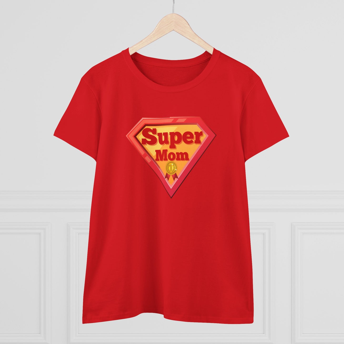 Supermom T-Shirt, Gift for Mom, Cute Summer Top, Mother's Day Gift, Family Gatherings, Casual Wear, Mom's Birthday, Supermom