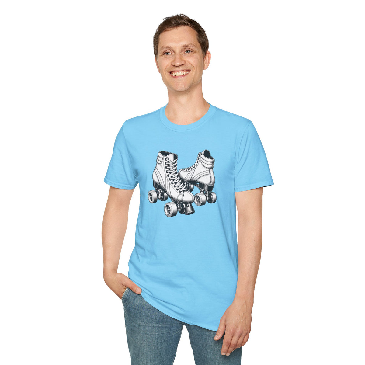 Retro Roller Skates Shirt, Quad Skate T-Shirt, Vintage Roller Rink Tee, Roller Skater Gift