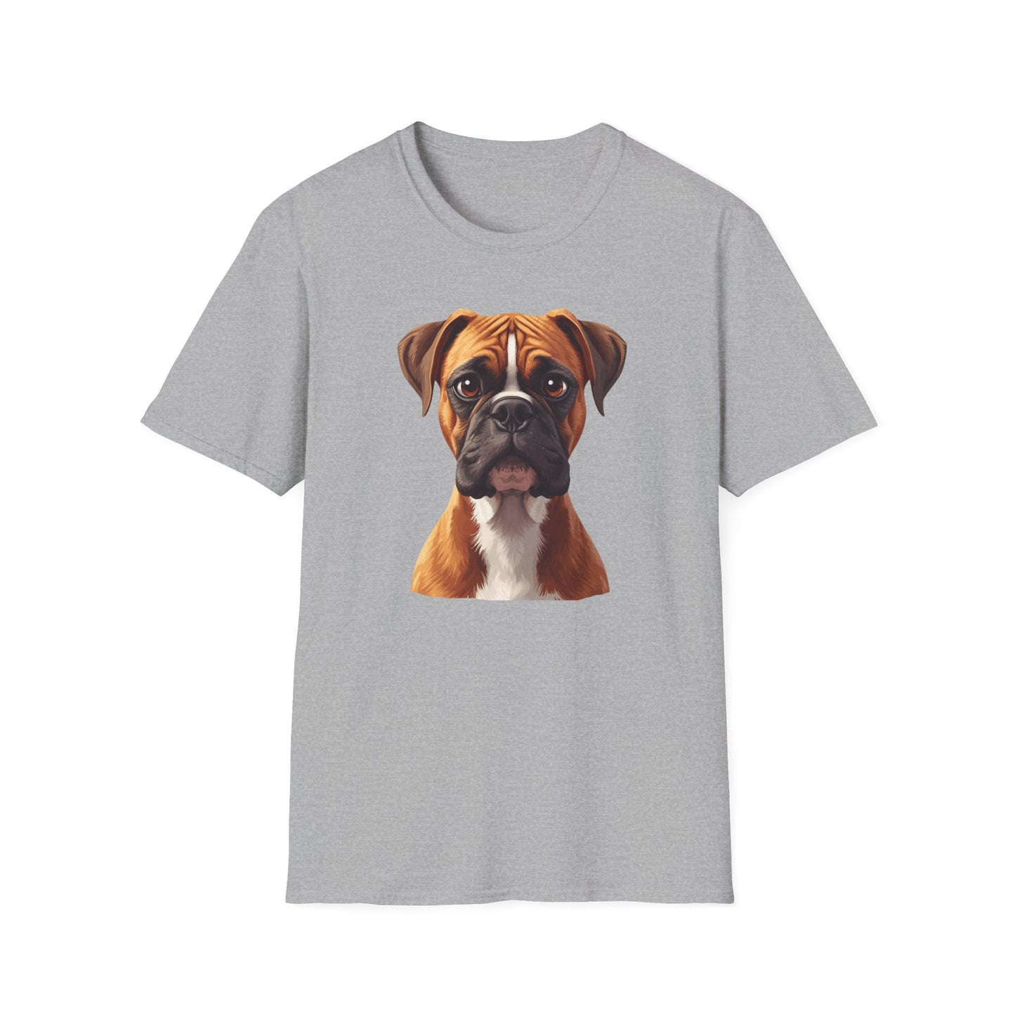 Boxer Dog Portrait Shirt – Boxer Dog Lover Gift, Cute Dog Mom Tee, Dog Dad Shirt, Pet Breed Apparel