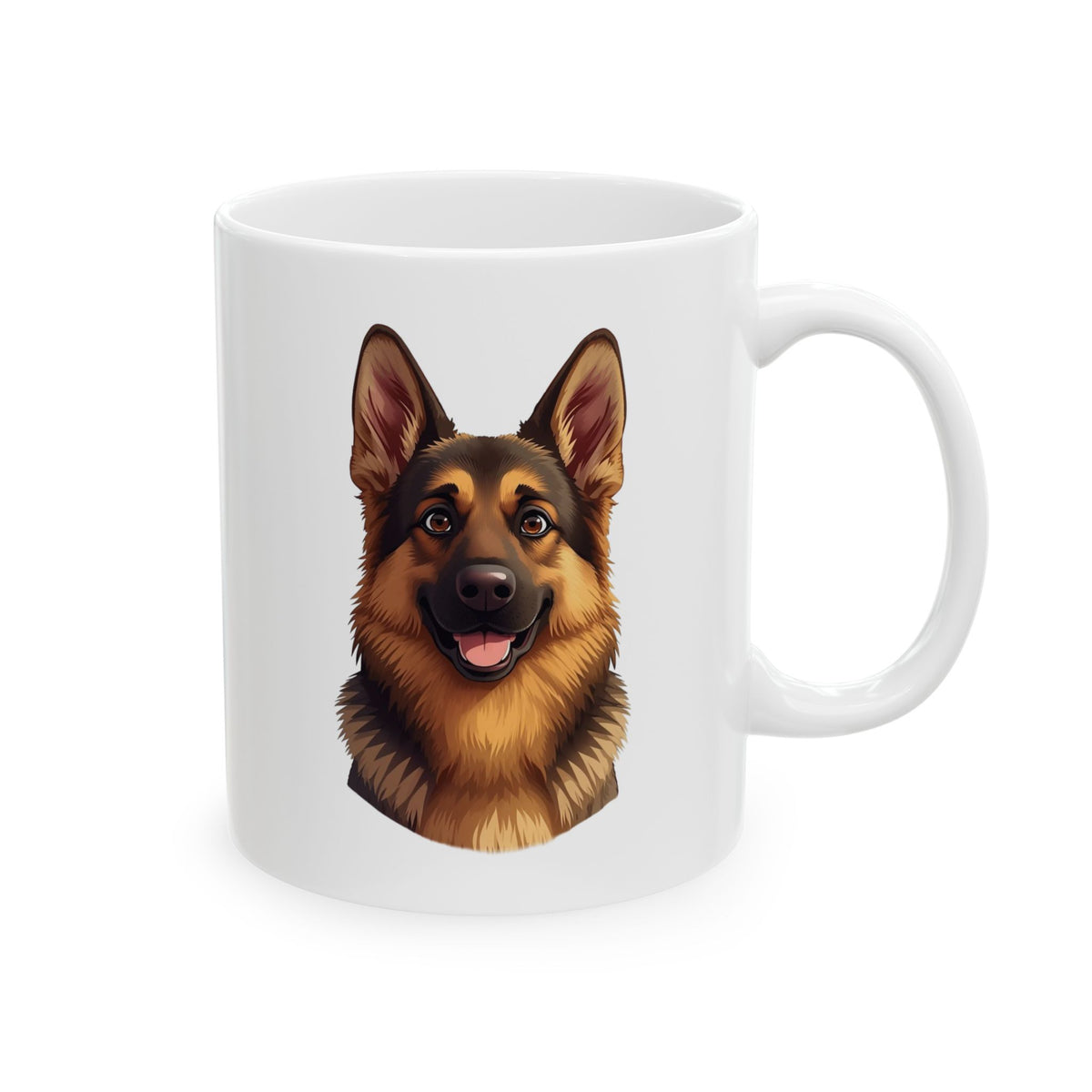 German Shepherd Coffee Mug, Dog Lover Mug, Pet Parent Gift, German Shepherd Mom Dad Cup 11oz or 15oz, Dog Lover Gift