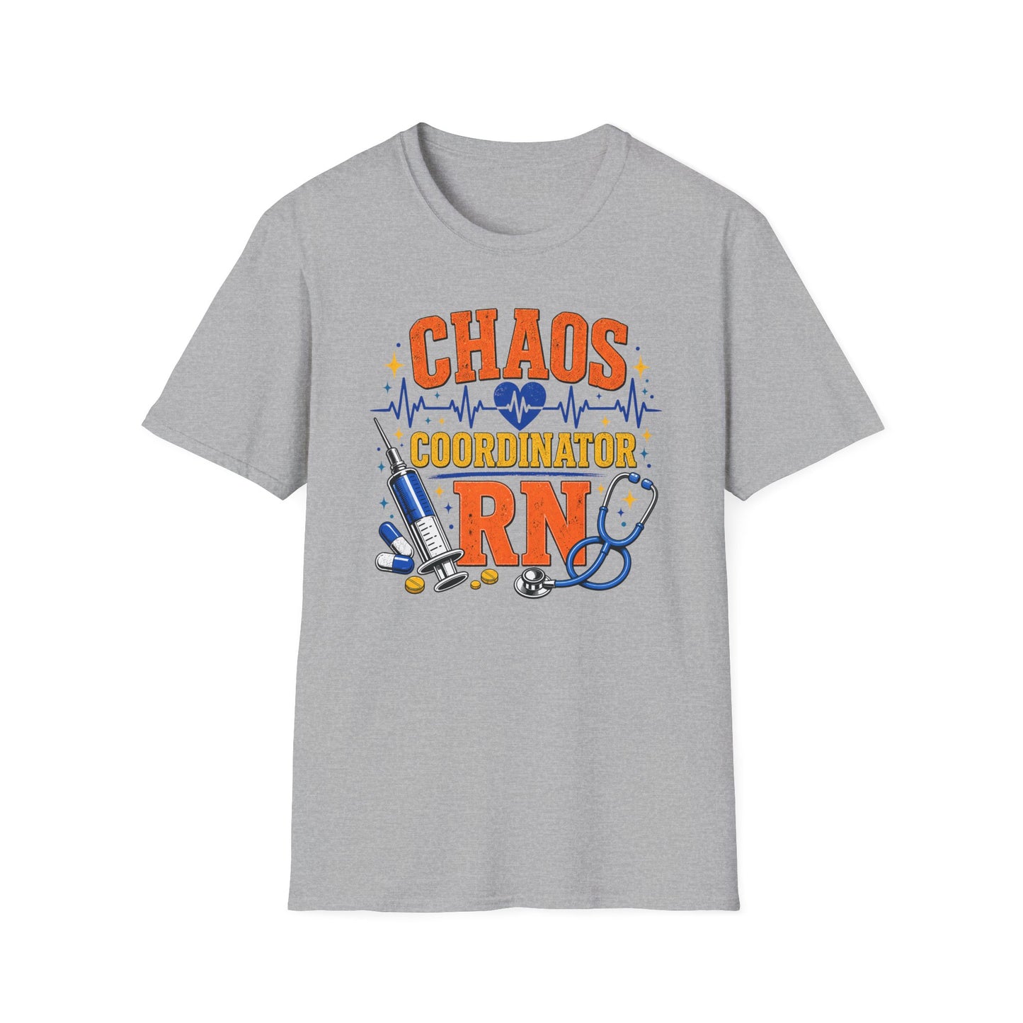 Chaos Coordinator RN Shirt – Funny Nurse Shirt – Nurse Life Tee – Medical Humor Gift for Nurses, RN LPN CNA Nursing Shirt