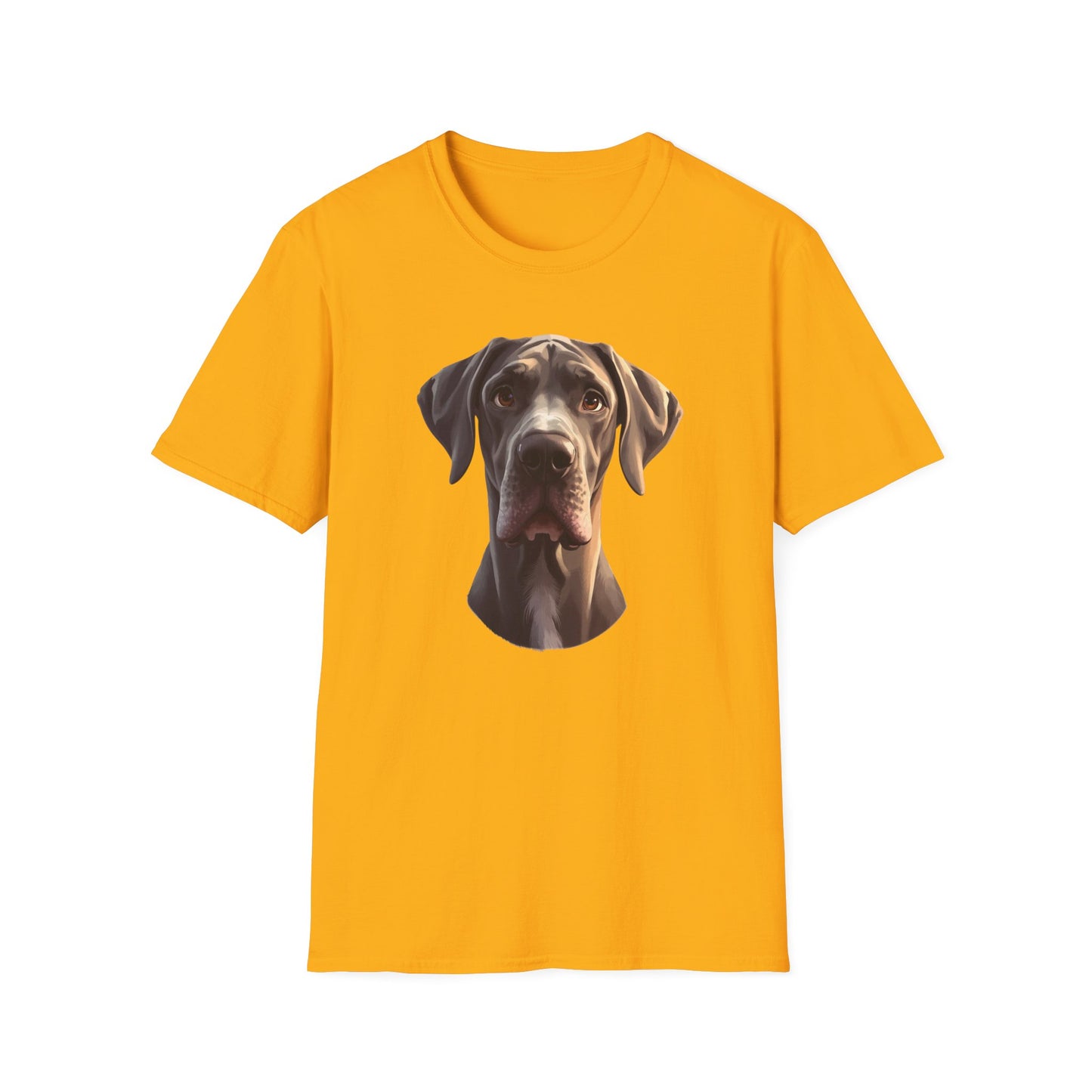 Great Dane Dog Portrait Shirt – Great Dane Dog Lover Gift, Cute Dog Mom Tee, Dog Dad Shirt, Pet Breed Apparel