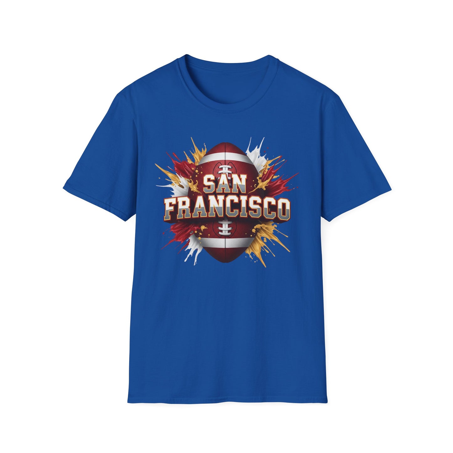 San Francisco Football Unisex T-Shirt, San Francisco Team Tee, Football Gift for San Francisco Fans, Game Day Shirt, Sports Fan Apparel