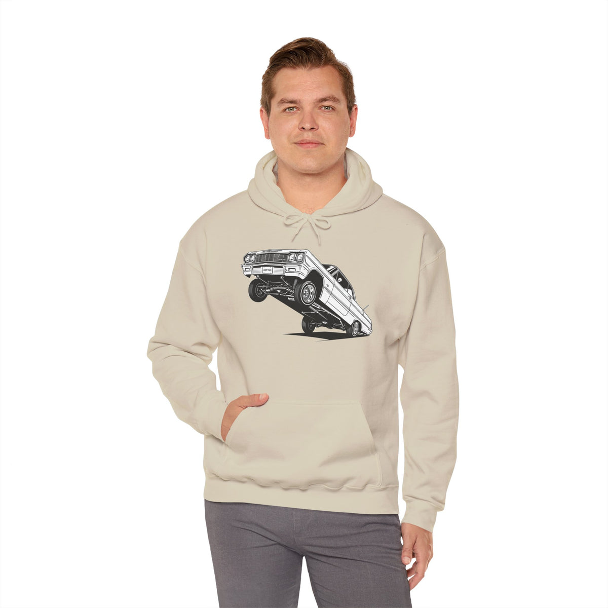Classic Car Hoodie, Lowrider Car Hoodie, Vintage Auto Hoodie, Car Enthusiast Sweatshirt, Unisex Automotive Hoodie