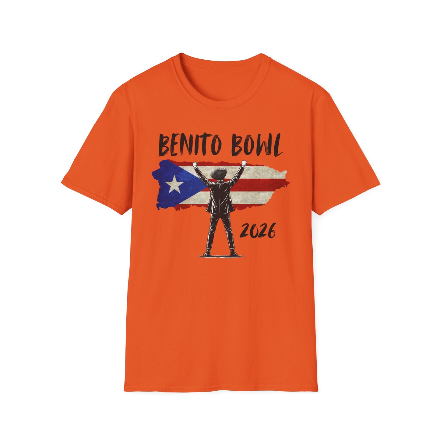 Benito Bowl 2026 PR Flag, Benito Bowl T-Shirt, Football Fan Gift, Puerto Rico Boricua Heritage Culture Pride Tee