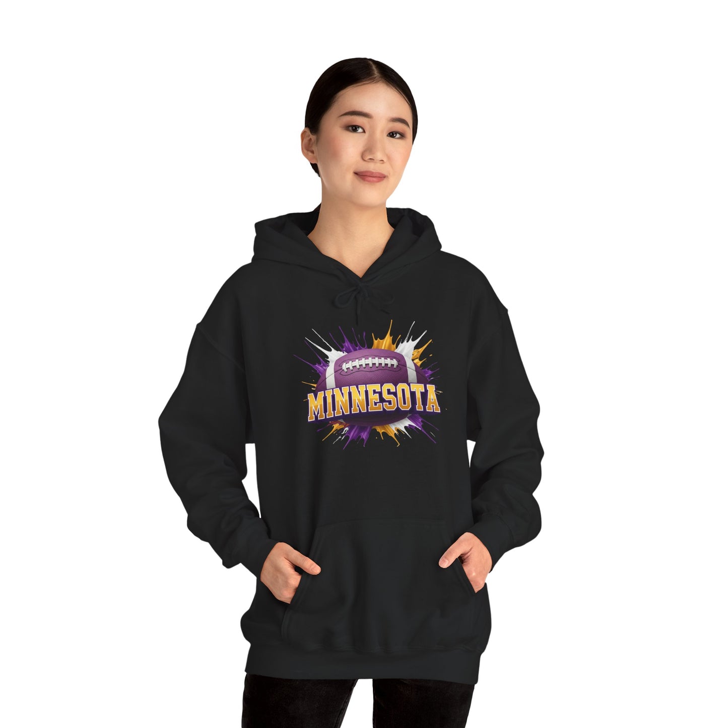 Minnesota Football Hoodie, Minnesota Team Hoodie, Football Gift for Minnesota Fans, Game Day Sports Fan Apparel, Football Fan Gift