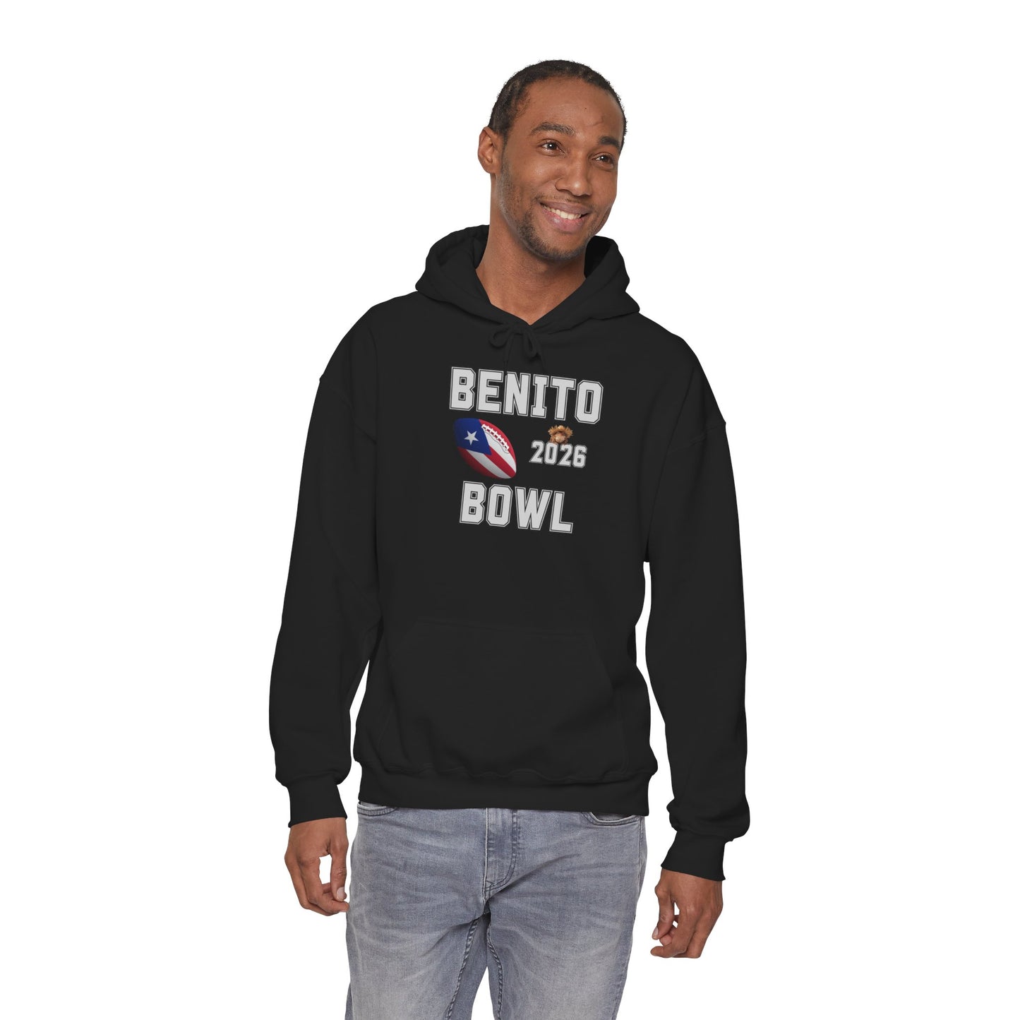 Benito Bowl Halftime Shirt 2026 Hoodie, Benito Bowl Hooded Sweatshirt, Football Fan Gift, Puerto Rico Heritage Hoodie, Boriqua Pride Gift