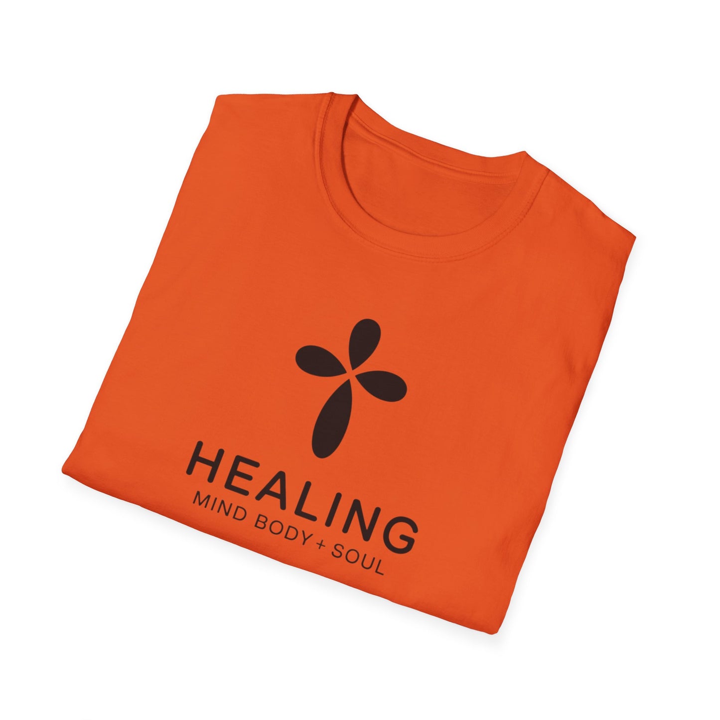 Healing Mind Body Soul T-Shirt – Minimalist Spiritual Wellness Tee, Inspirational Healing Shirt
