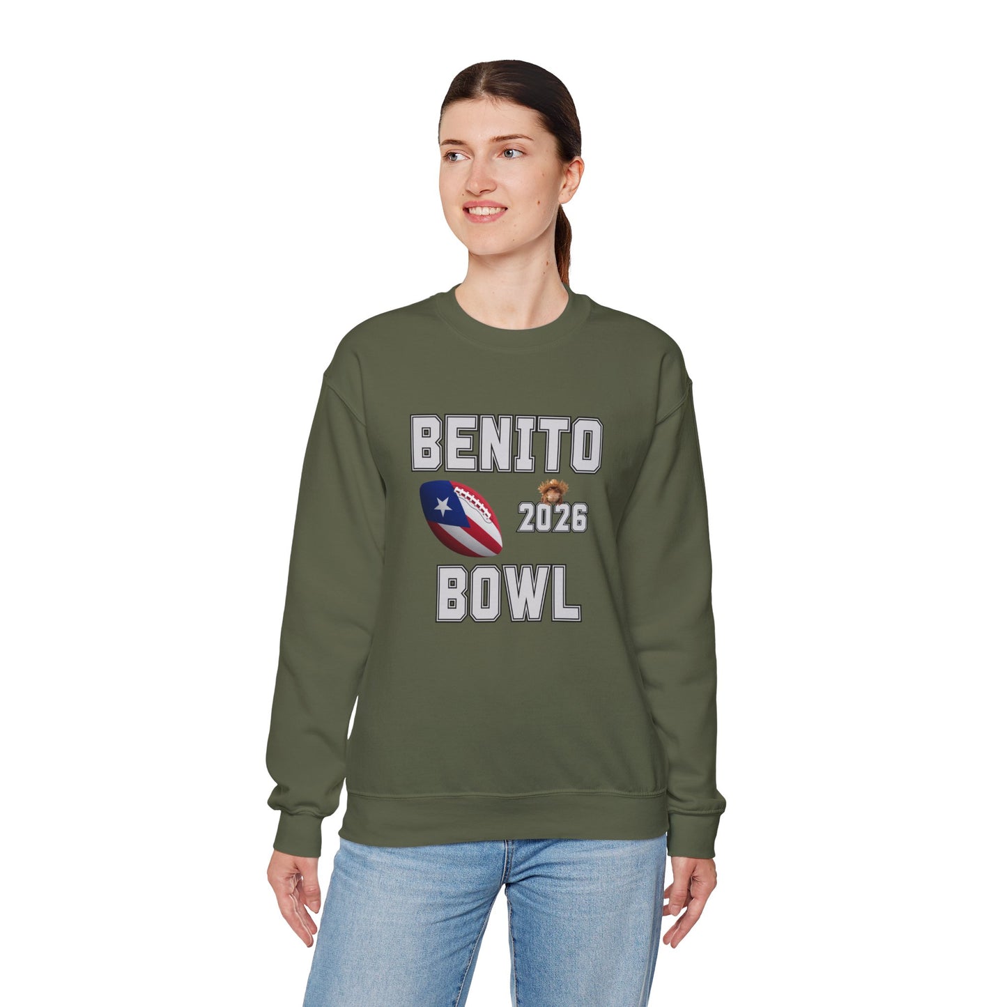 Benito Bowl Halftime 2026 Sweatshirt, Benito Bowl Shirt, Football Fan Gift, Puerto Rico Heritage Sweatshirt, Boriqua Pride Gift