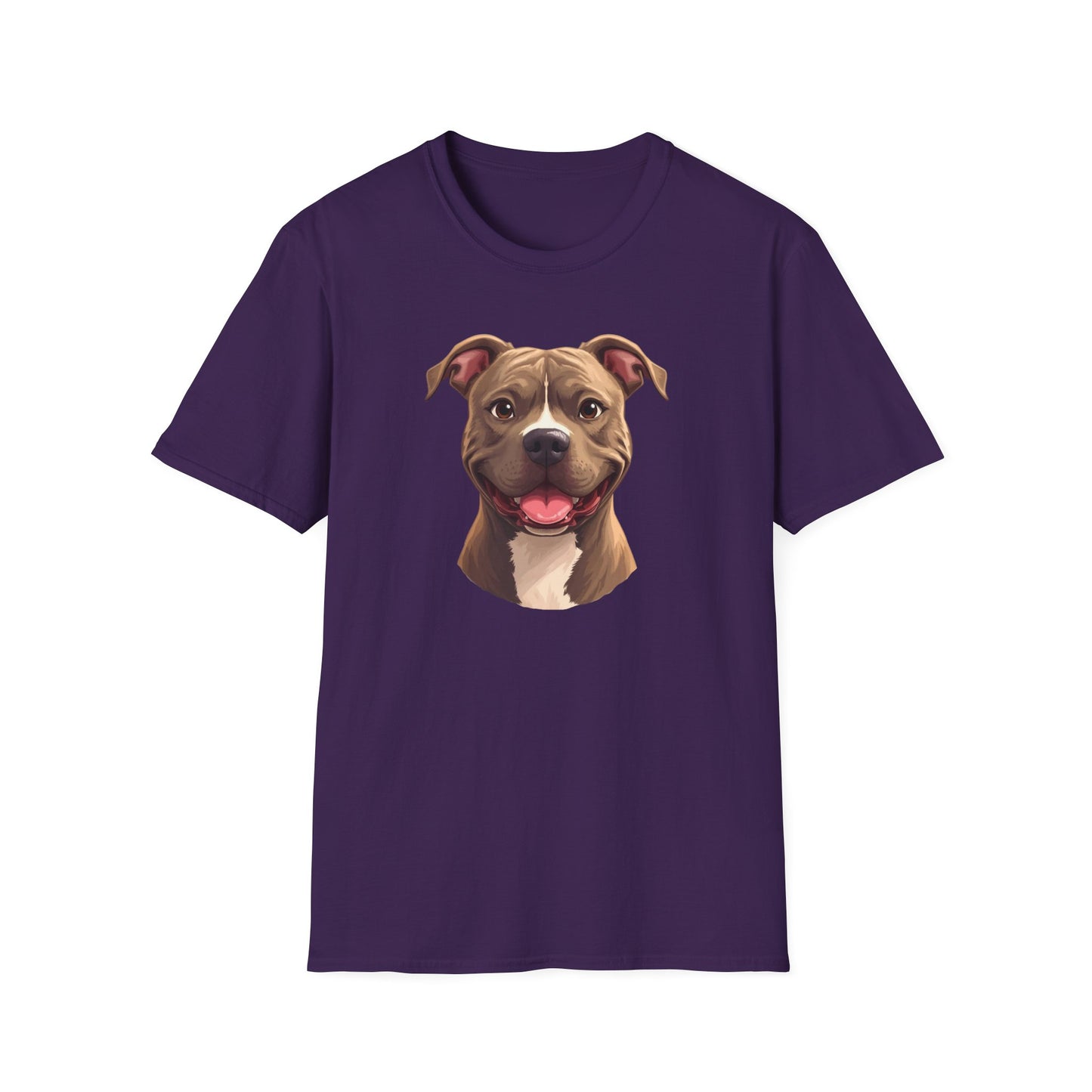 Pit Bull Terrier Dog Portrait Shirt – Pitbull Dog Lover Gift, Cute Dog Mom Tee, Dog Dad Shirt, Pet Breed Apparel