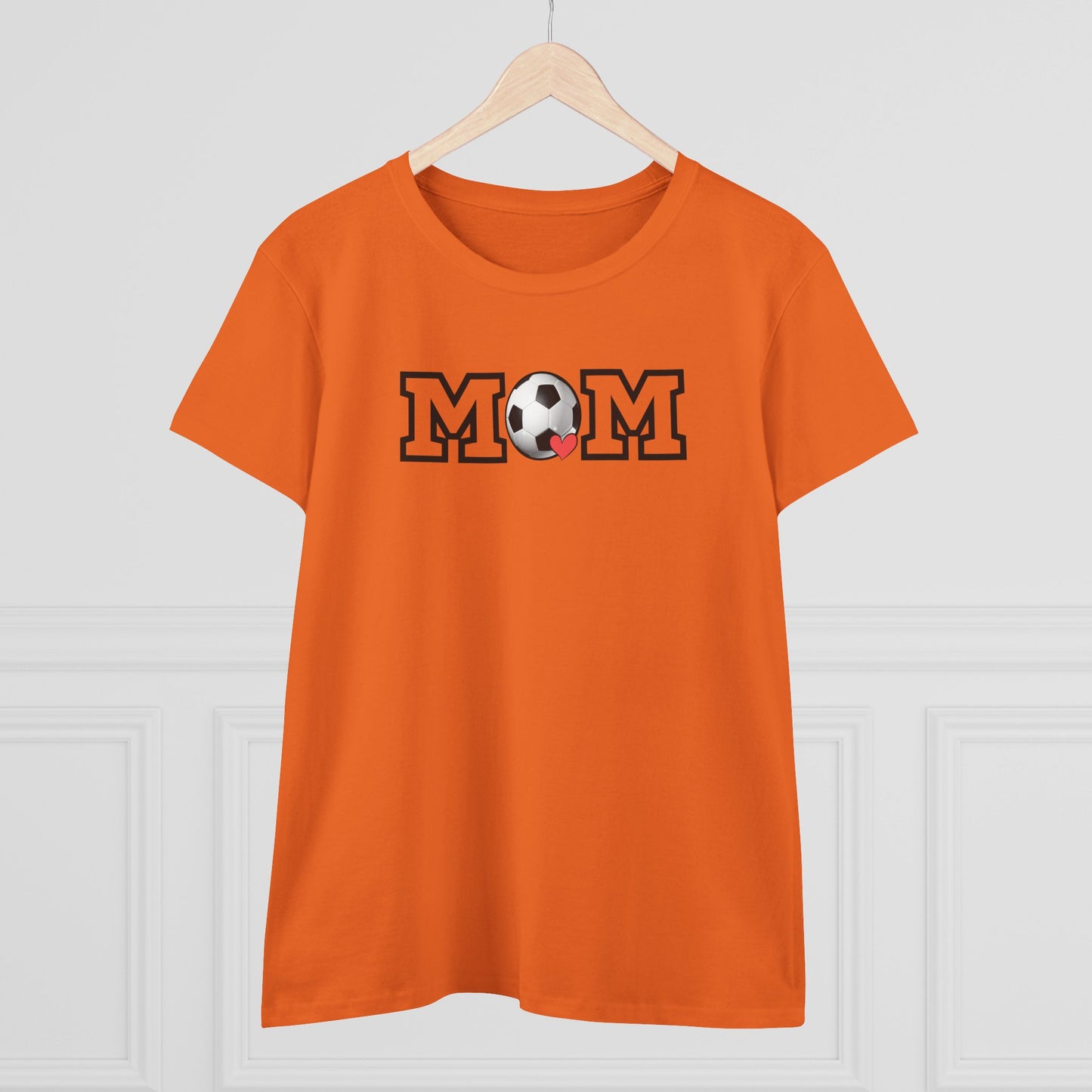 Soccer Mom Shirt, Sports Mom Gift, Cotton T-Shirt, Soccer Fan Apparel, Mother's Day Tee, Mom loves Soccer, Sports Mom
