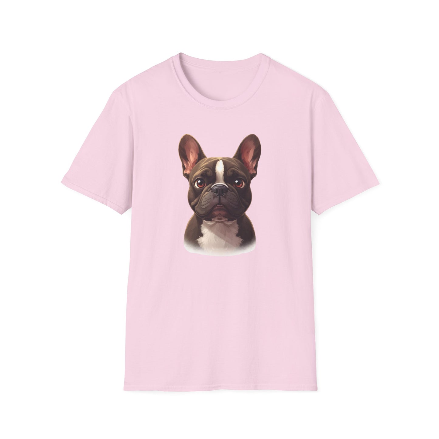 French Bulldog Dog Portrait Shirt – Frenchie Dog Lover Gift, Cute Dog Mom Tee, Dog Dad Shirt, Pet Breed Apparel
