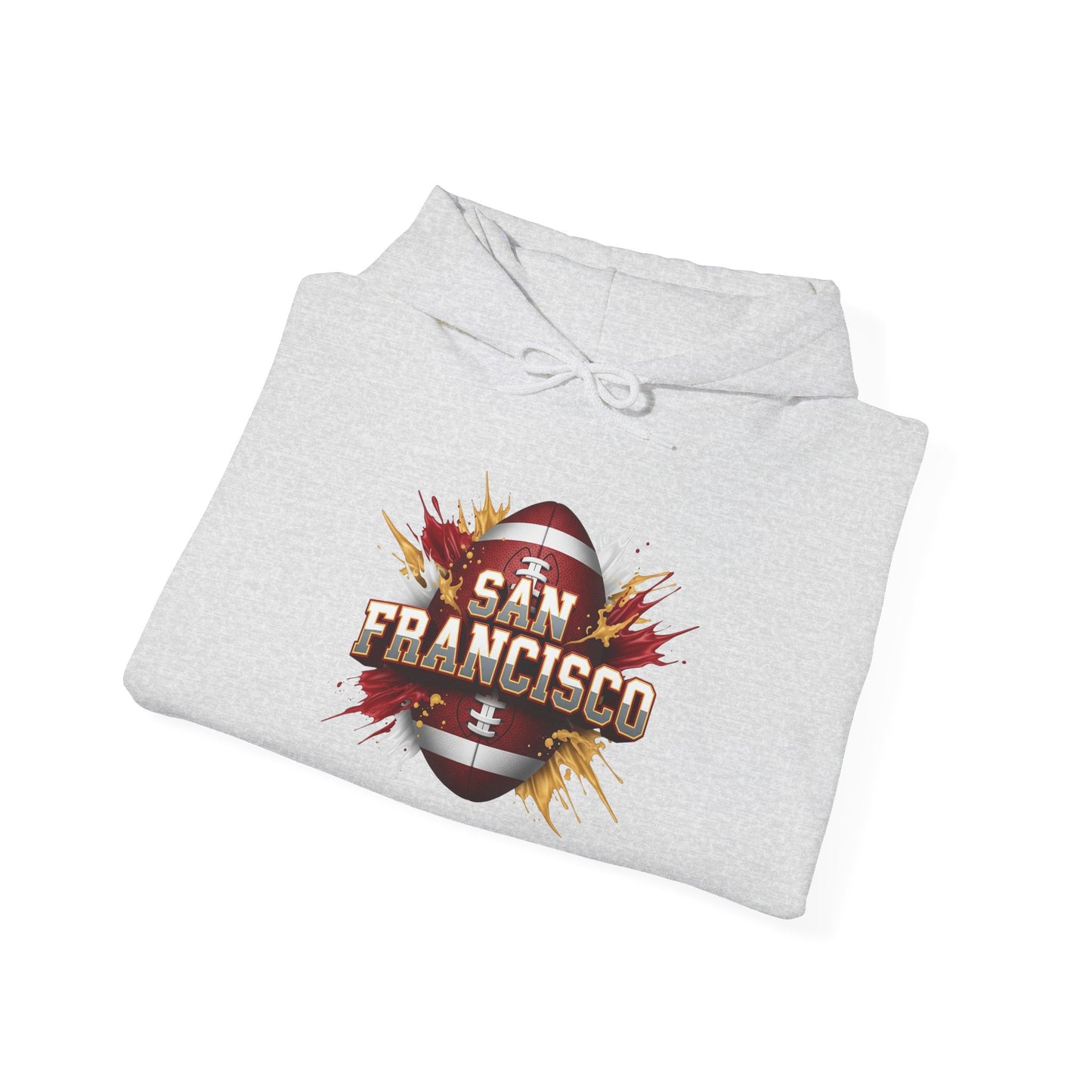 San Francisco Football Hoodie, San Francisco Team Hoodie, Football Gift for San Francisco Fans, Game Day Sports Fan Apparel, Football Fan