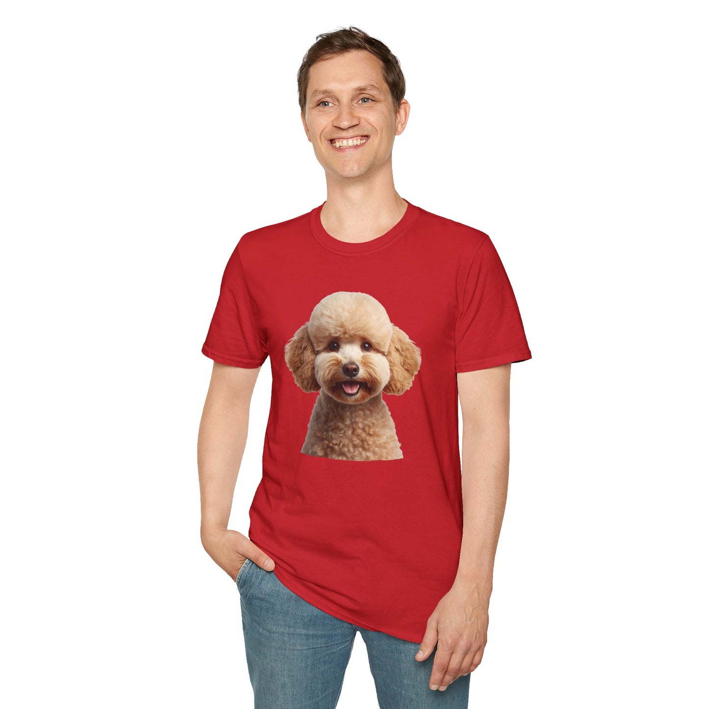 Poodle Dog Portrait Shirt – Poodle Dog Lover Gift, Cute Dog Mom Tee, Dog Dad Shirt, Pet Breed Apparel