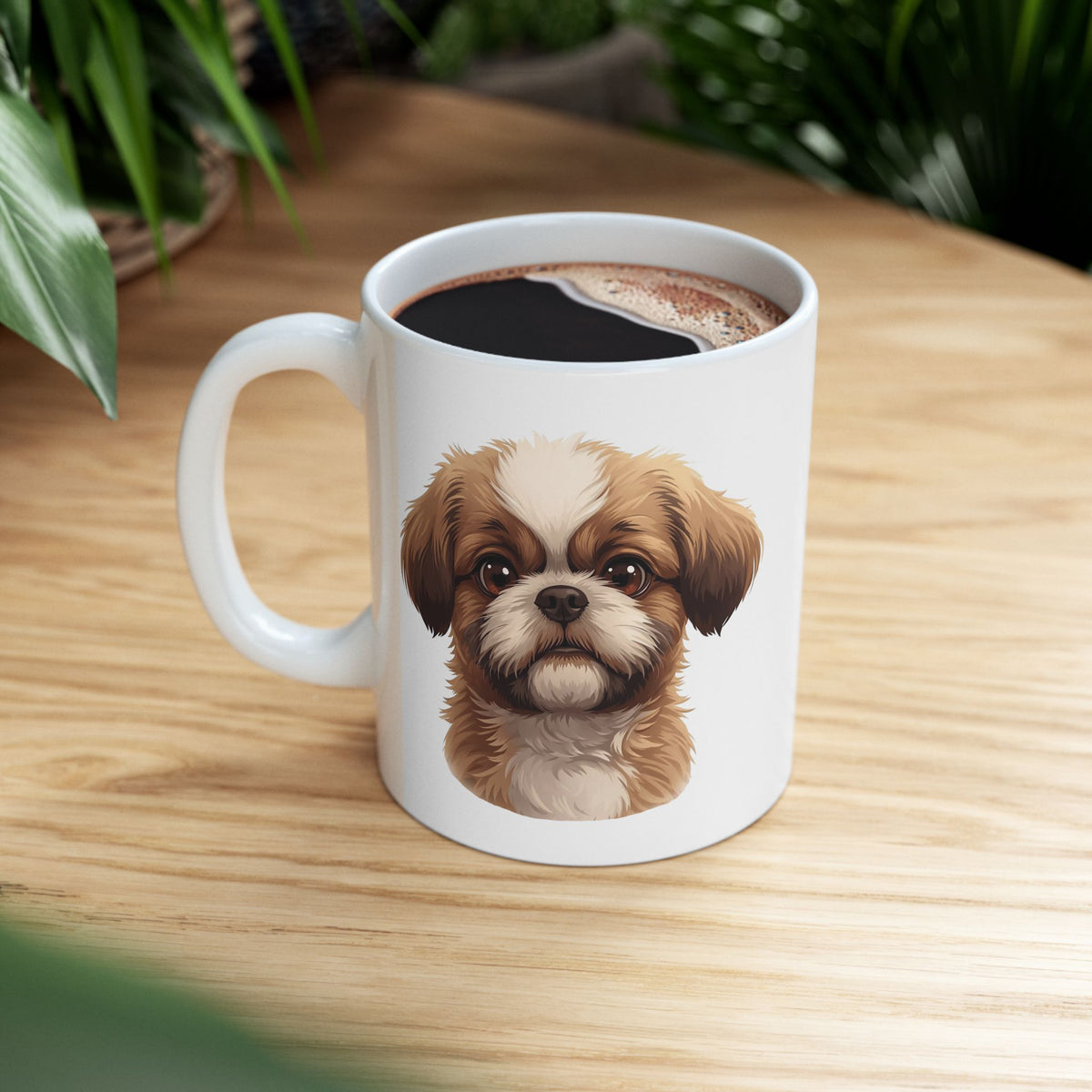 Shih Tzu Coffee Mug, Cute Small Dog Mug, Dog Lover Mug, Pet Parent Gift, Shih Tzu Mom Dad Cup 11oz or 15oz, Dog Lover Gift