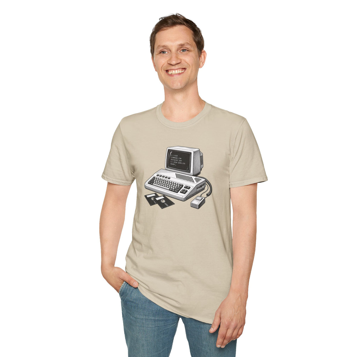 Vintage Computer T-Shirt, Retro Tech Shirt, Floppy Disk Tee, Programmer Gift, Computer Nerd Shirt