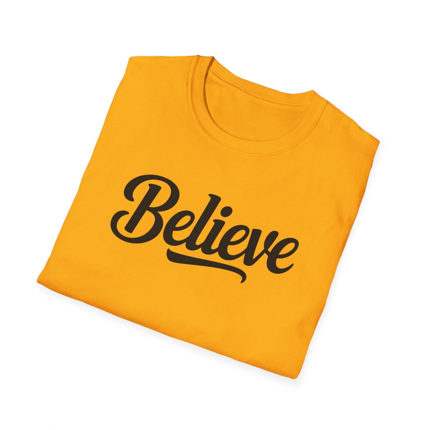 Believe T-Shirt – Inspirational Faith Shirt, Christian Motivational Tee, Positive Encouragement Apparel