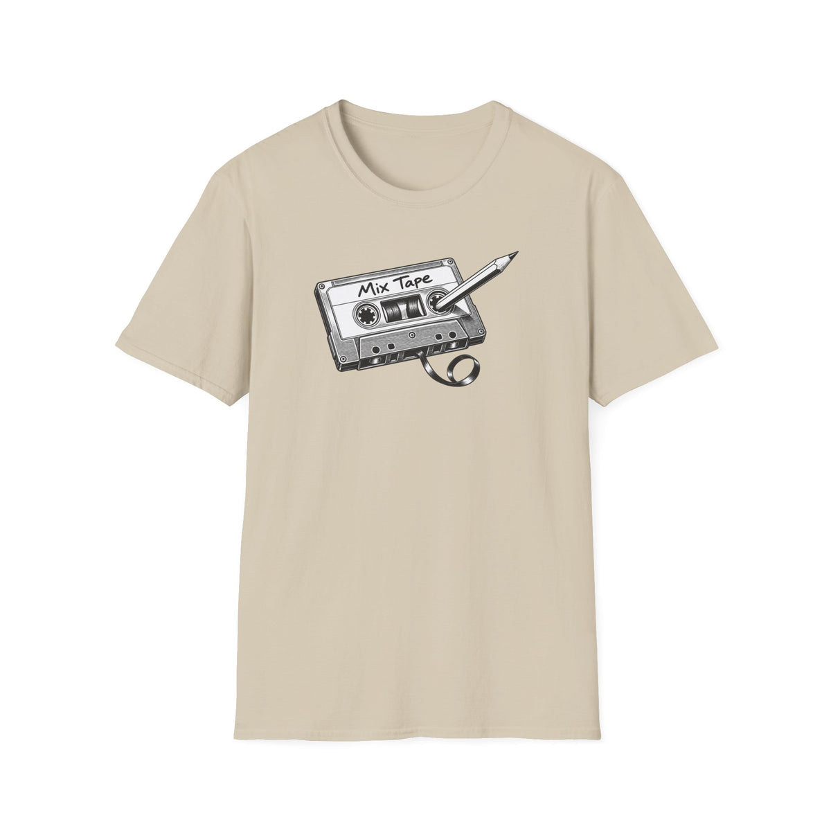 Retro Cassette Shirt, Vintage Music T-Shirt, Analog Audio Tee, Old School Music Lover Gift