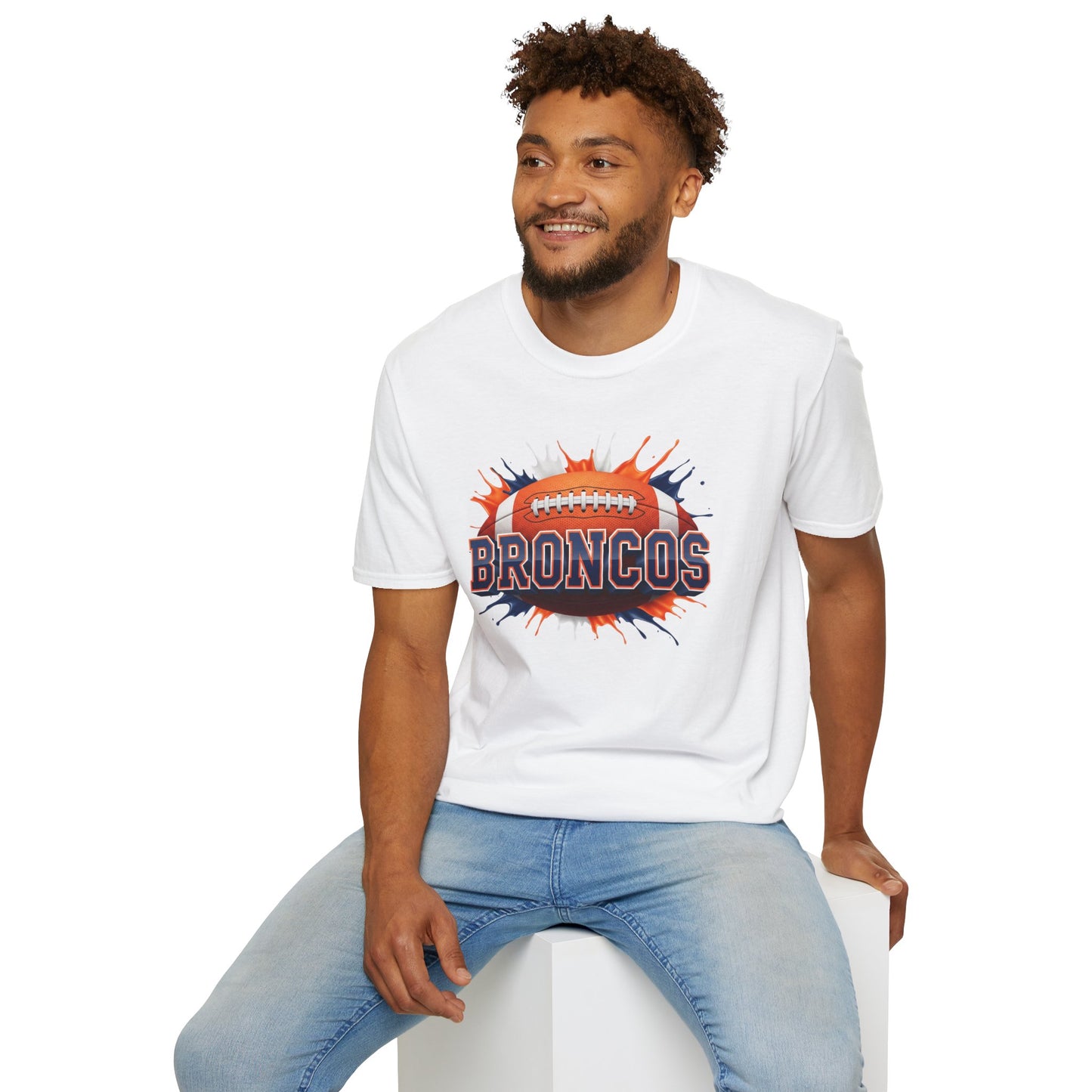 Denver Football Unisex T-Shirt, Denver Team Tee, Football Gift for Denver Fans, Game Day Shirt, Sports Fan Apparel, Football Tee