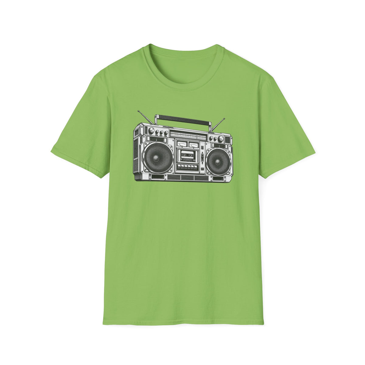 Boombox T-Shirt, Retro Music Shirt, Vintage Cassette Radio Tee, 80s 90s Nostalgia, Music Lover Gift