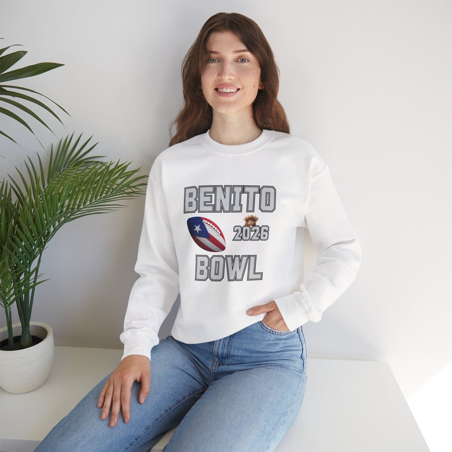 Benito Bowl Halftime 2026 Sweatshirt, Benito Bowl Shirt, Football Fan Gift, Puerto Rico Heritage Sweatshirt, Boriqua Pride Gift