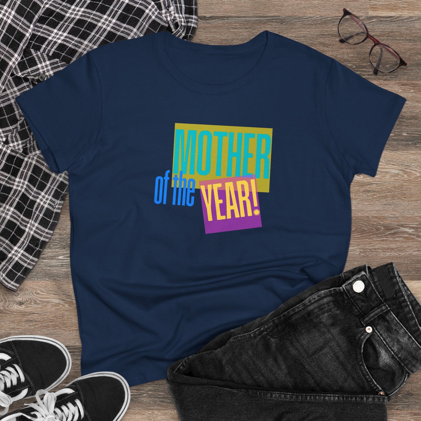 Mother of the Year! T-Shirt, Gift for Mom, Cute Summer Top, Mother's Day Gift, Family Gatherings, Casual Wear, Mom's Birthday