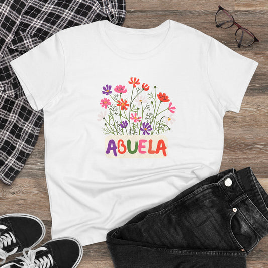 Abuela con Flores Shirt, Gift for Grandma, Gift for Abuela, Mothers Day Gift, Dia de las madres regalo, Abuela Gifts, Gift for Mom