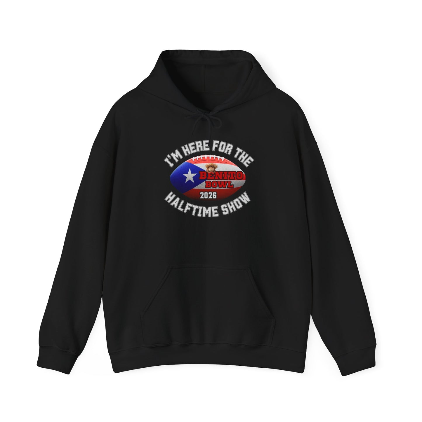 Benito Bowl Halftime Shirt 2026 Hoodie, Benito Bowl Hooded Sweatshirt, Football Fan Gift, Puerto Rico Heritage Hoodie, Boriqua Pride Gift