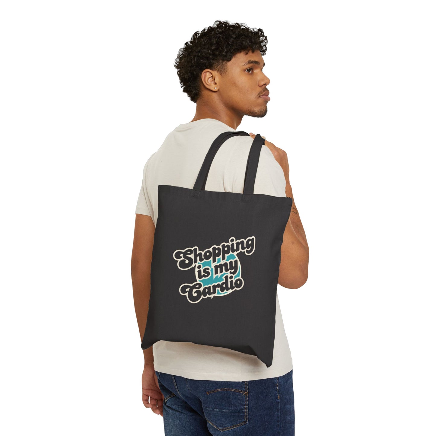 Shopping is my Cardio Tote Bag, Funny Gifts for shoppers, Shopping Tote, Mother's Day Gift, Mom gift, Funny tote bag, Grandma Gift