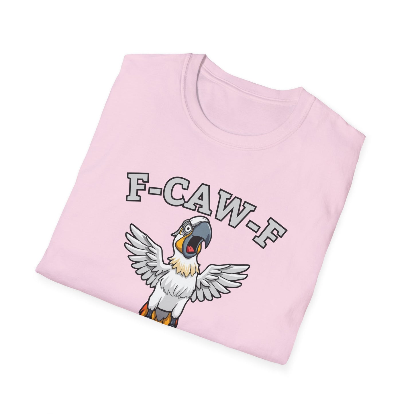 Funny F-CAW-F Macaw Parrot T-Shirt, Parrot Lover Shirt, Macaw Tee, Humorous Top, Macaw Parrot Apparel, Gift for him, Gift for her