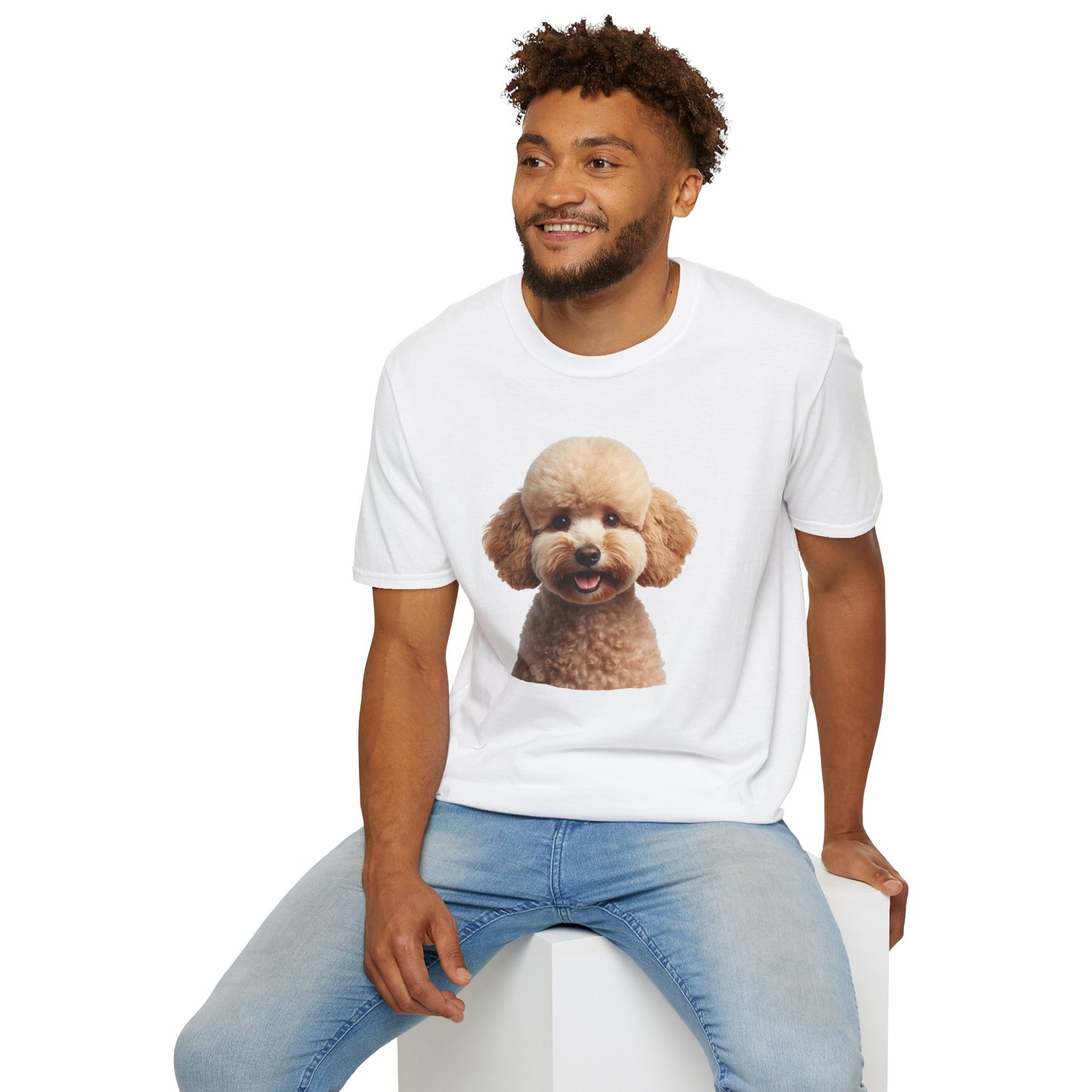 Poodle Dog Portrait Shirt – Poodle Dog Lover Gift, Cute Dog Mom Tee, Dog Dad Shirt, Pet Breed Apparel