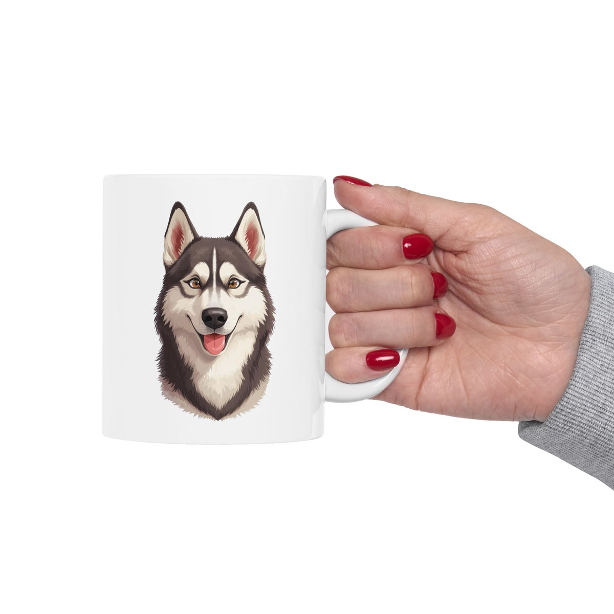 Siberian Husky Mug, Husky Dog Coffee Mug, Dog Lover Mug, Pet Parent Gift, Husky Mom Dad Cup 11oz or 15oz, Dog Lover Gift