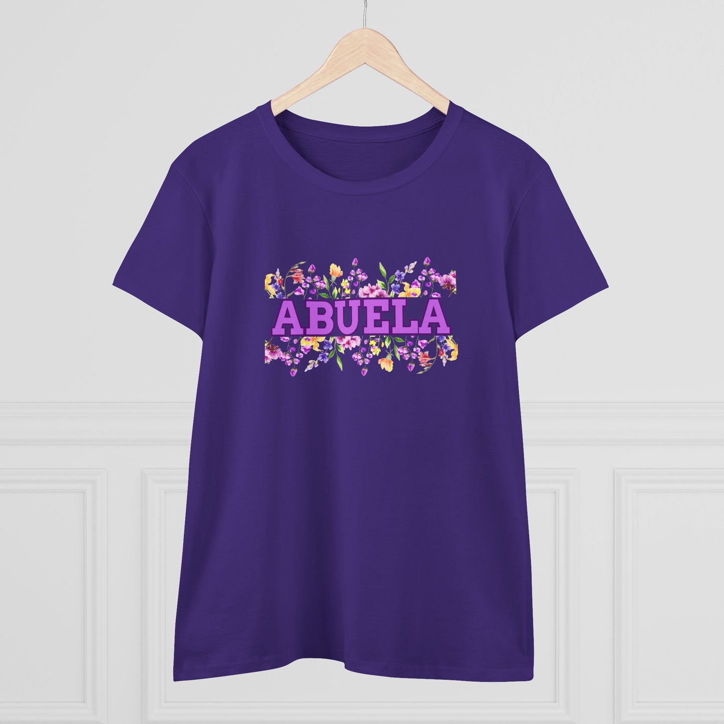 Abuela con Flores Shirt, Gift for Grandma, Gift for Abuela, Mothers Day Gift, Dia de las madres regalo, Abuela Gifts, Gift for Mom
