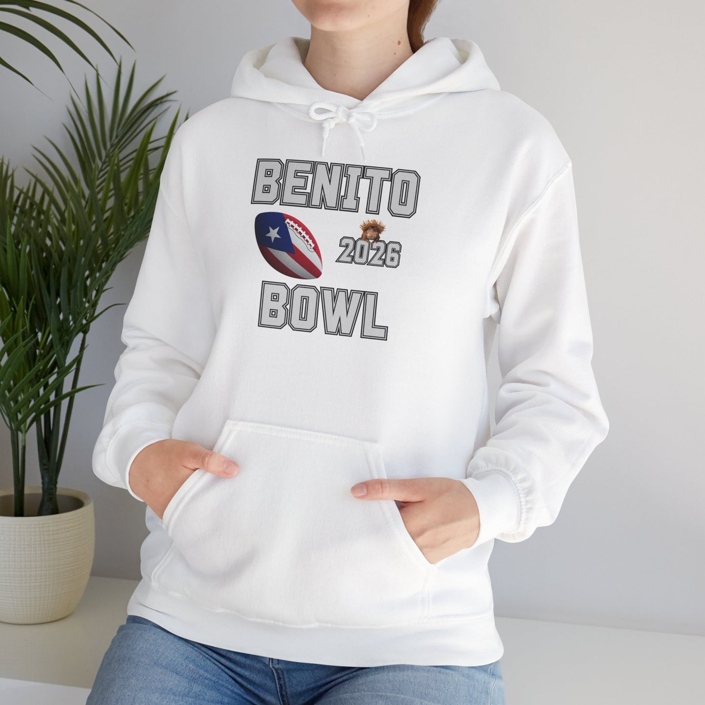 Benito Bowl Halftime Shirt 2026 Hoodie, Benito Bowl Hooded Sweatshirt, Football Fan Gift, Puerto Rico Heritage Hoodie, Boriqua Pride Gift