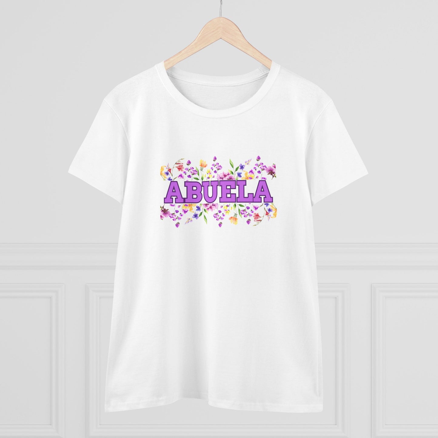 Abuela con Flores Shirt, Gift for Grandma, Gift for Abuela, Mothers Day Gift, Dia de las madres regalo, Abuela Gifts, Gift for Mom