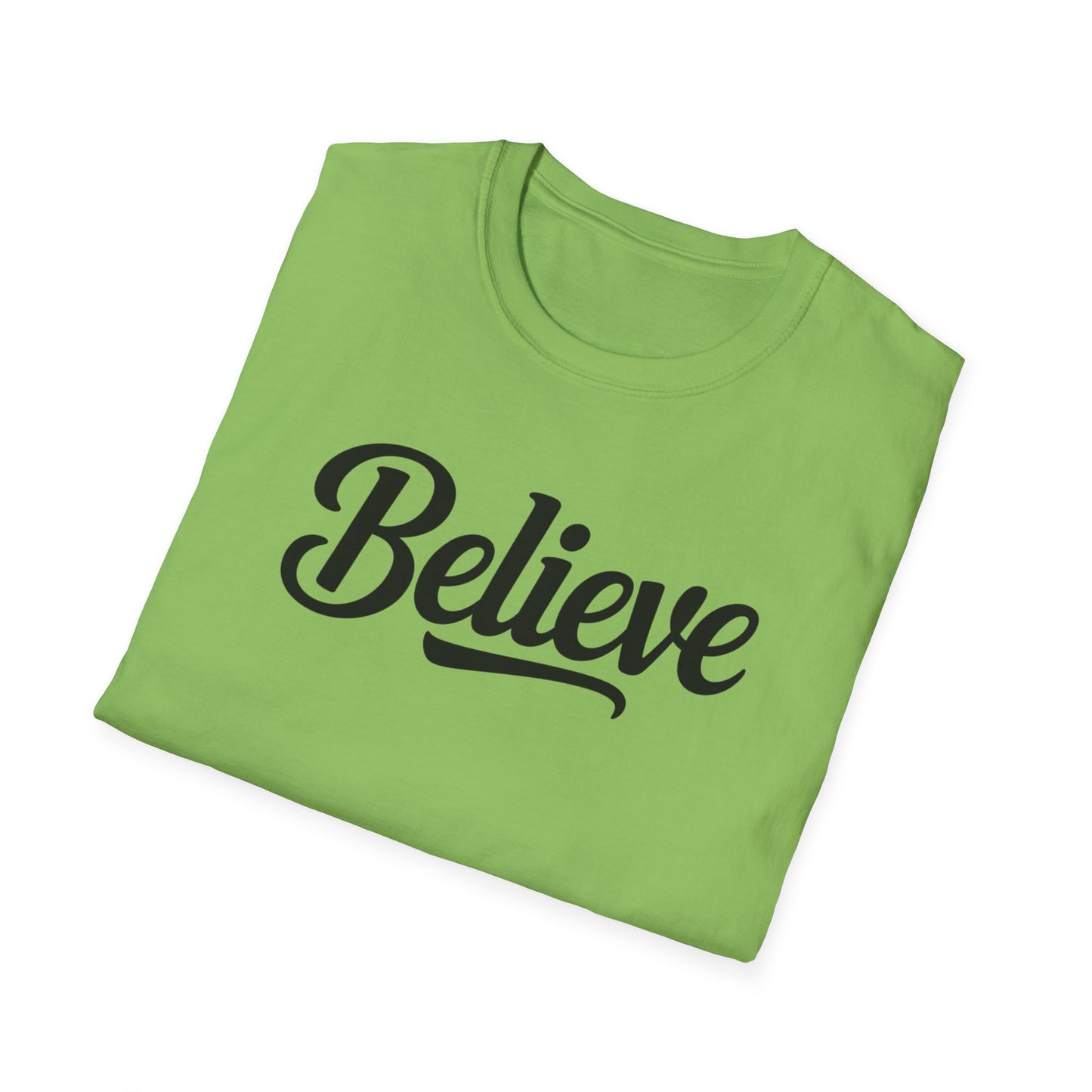 Believe T-Shirt – Inspirational Faith Shirt, Christian Motivational Tee, Positive Encouragement Apparel