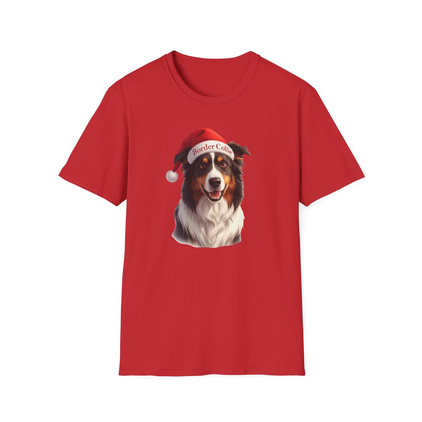 Border Collie Dog Portrait Shirt – Border Collie Dog Lover Gift, Cute Dog Mom Tee, Dog Dad Shirt, Pet Breed Apparel