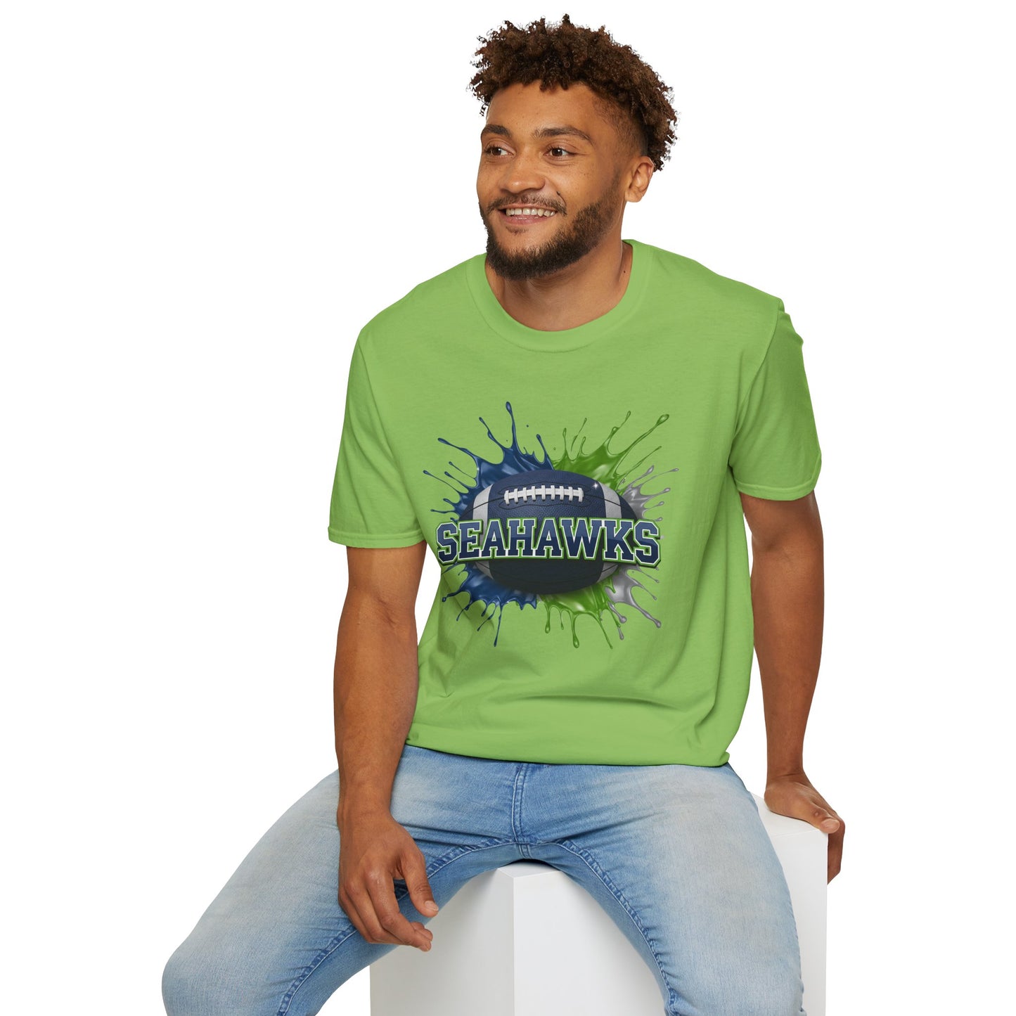 Seattle Football Unisex T-Shirt, Seattle Team Tee, Football Gift for Seattle Fans, Game Day Shirt, Sports Fan Apparel Football
