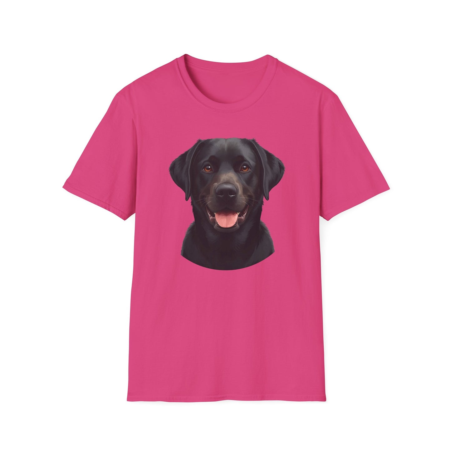 Labrador Retriever Dog Portrait Shirt – Black Lab Dog Lover Gift, Cute Dog Mom Tee, Dog Dad Shirt, Pet Breed Apparel