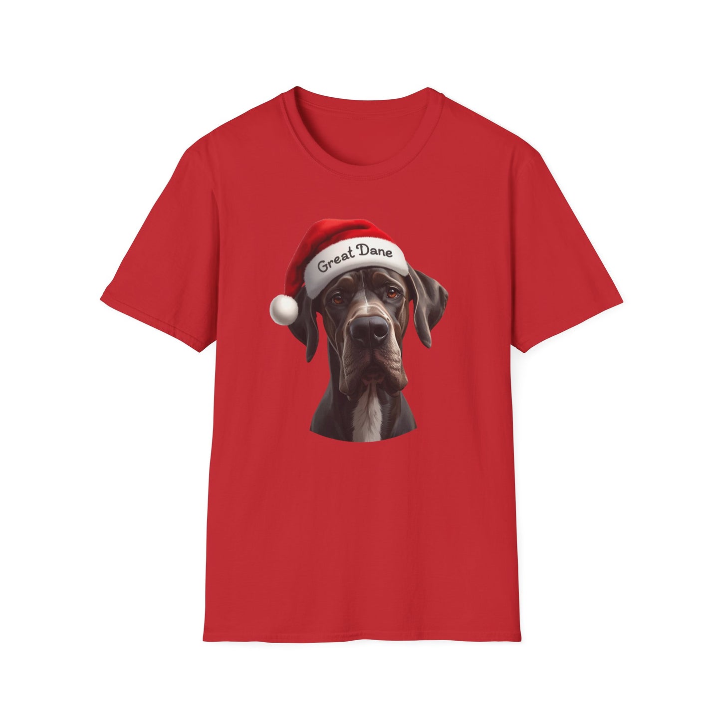 Great Dane Dog Portrait Shirt – Great Dane Dog Lover Gift, Cute Dog Mom Tee, Dog Dad Shirt, Pet Breed Apparel