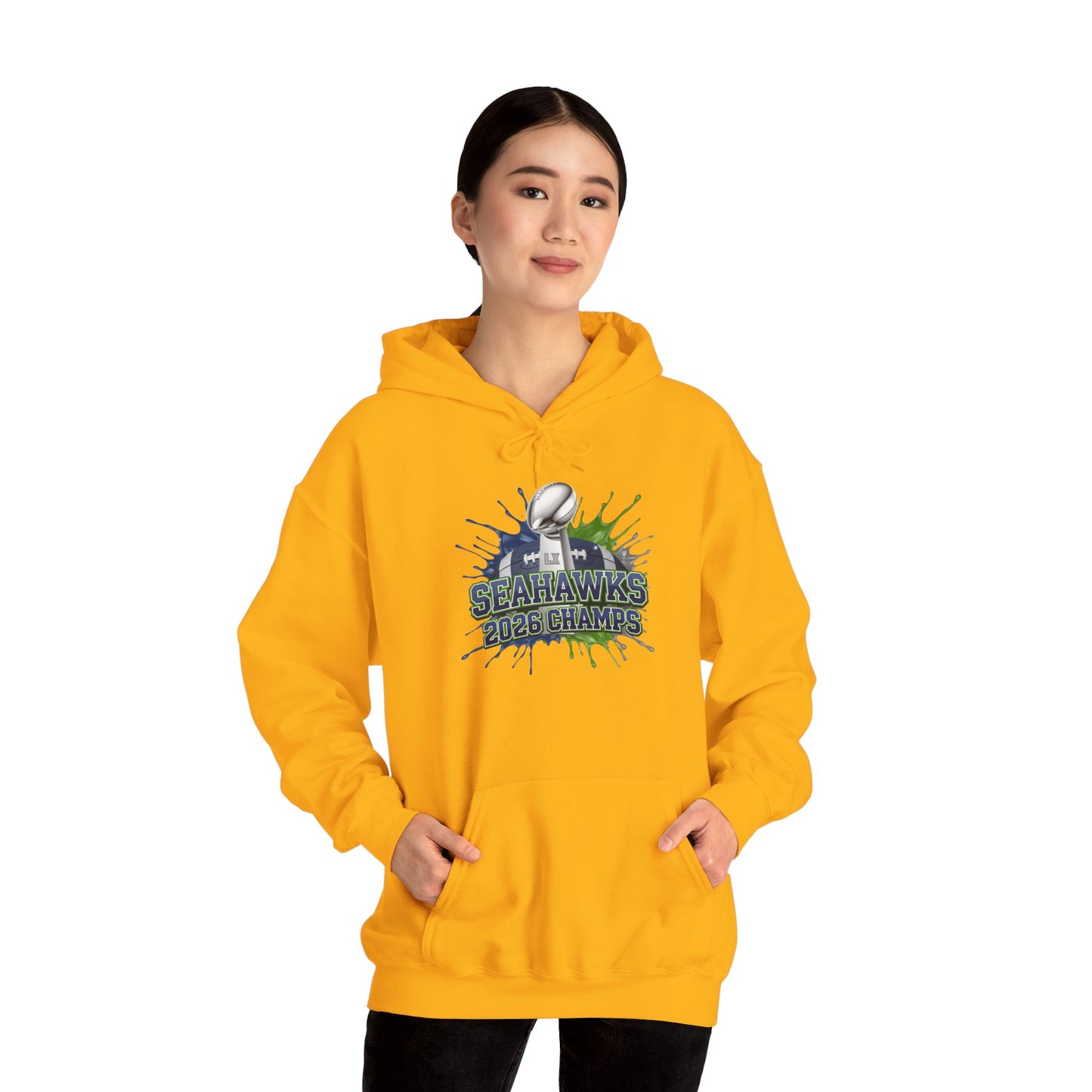 Seahawks 2026 Champions Hoodie – Seahawks Football 12s Fan Hoodie, 2026 football Champs, Football Gift