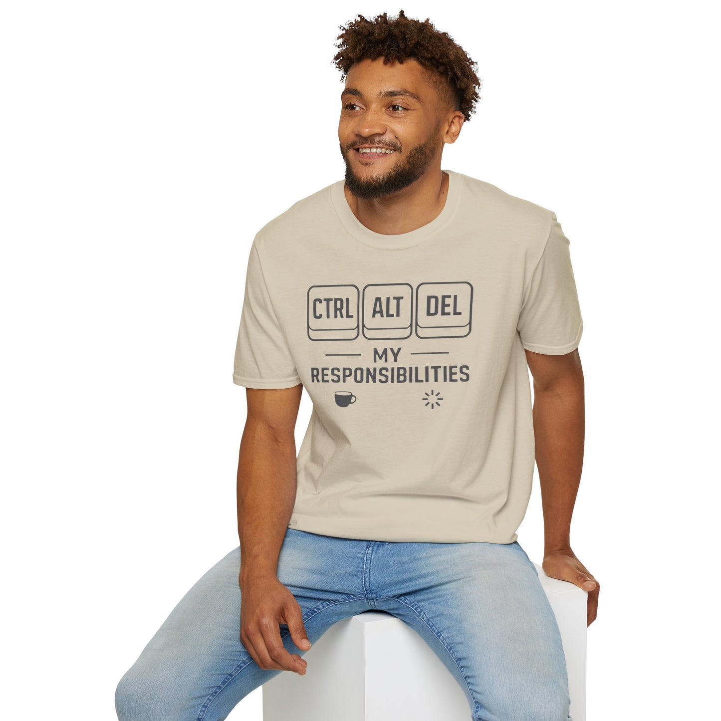 Funny Programmer Shirt, Ctrl Alt Del My Responsibilities Tee, Tech Humor Shirt, Geek Gift, Computer Nerd Unisex Tee