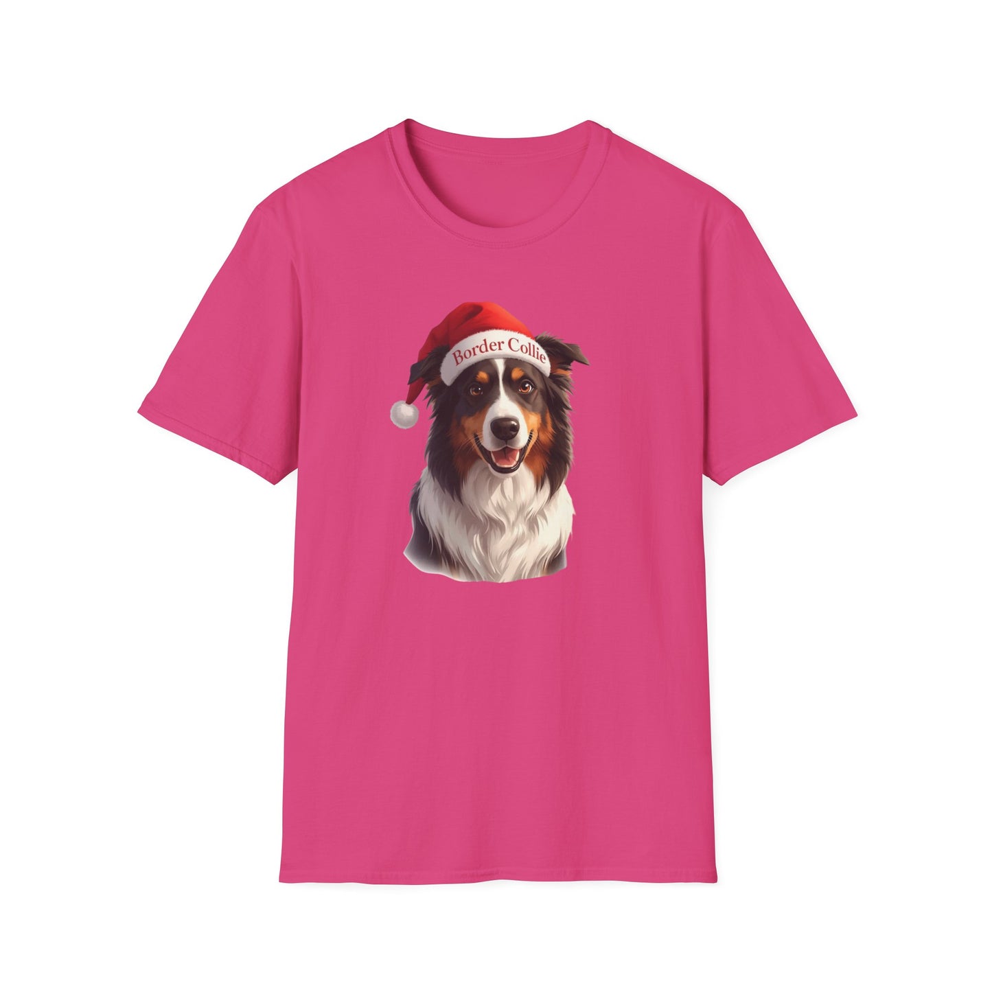 Border Collie Dog Portrait Shirt – Border Collie Dog Lover Gift, Cute Dog Mom Tee, Dog Dad Shirt, Pet Breed Apparel