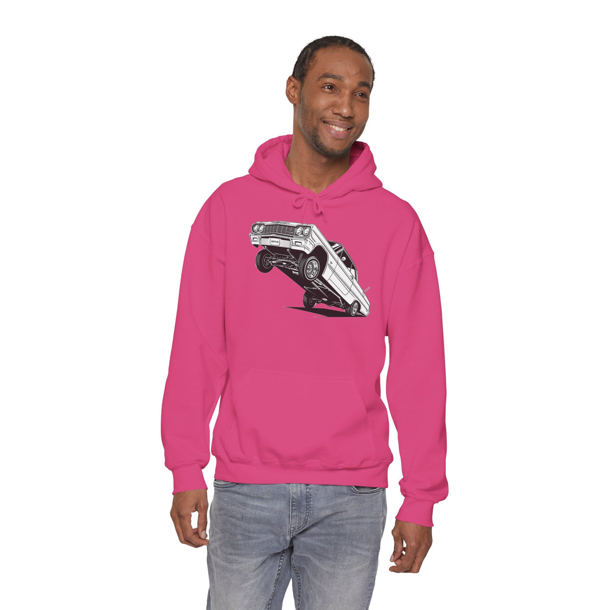 Classic Car Hoodie, Lowrider Car Hoodie, Vintage Auto Hoodie, Car Enthusiast Sweatshirt, Unisex Automotive Hoodie