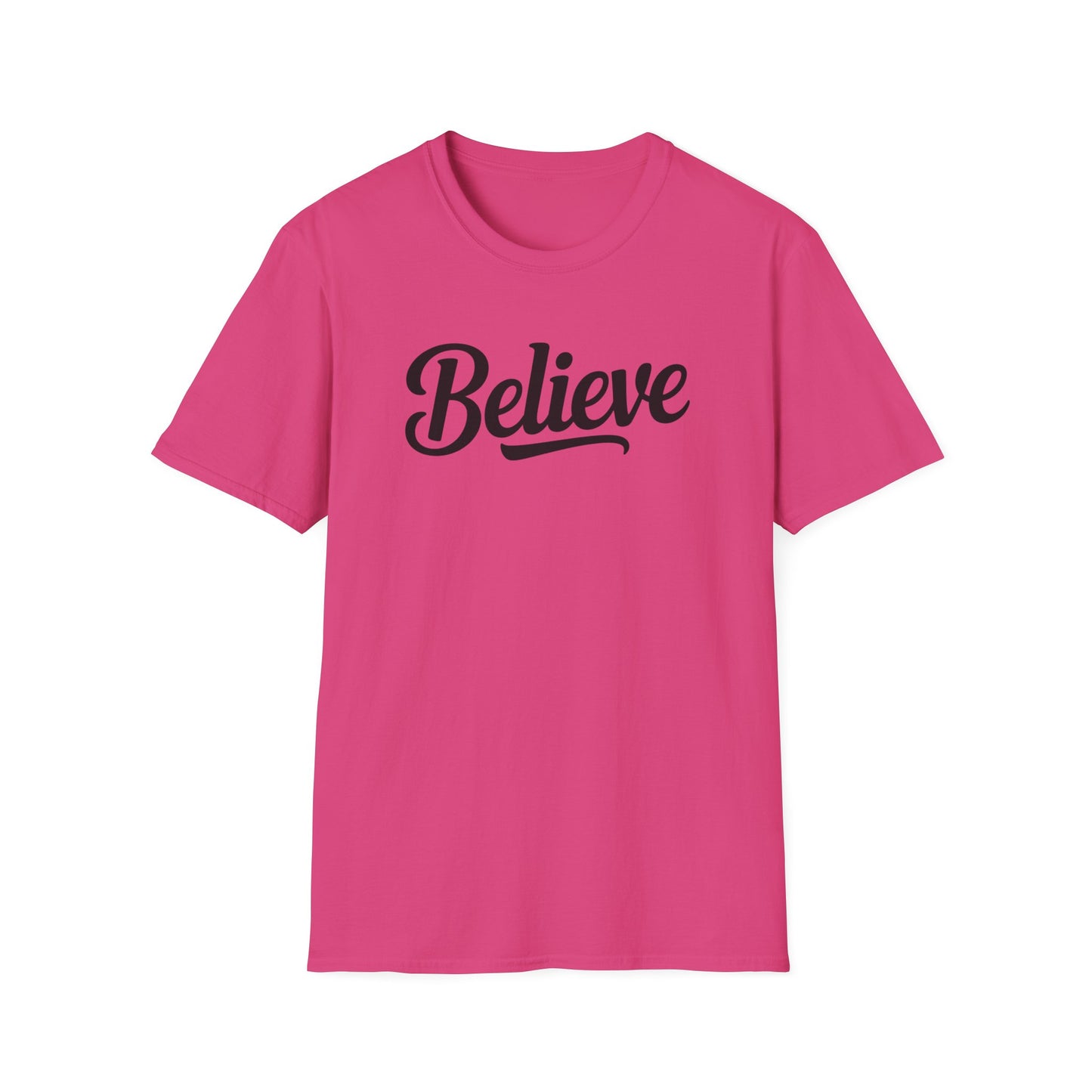 Believe T-Shirt – Inspirational Faith Shirt, Christian Motivational Tee, Positive Encouragement Apparel