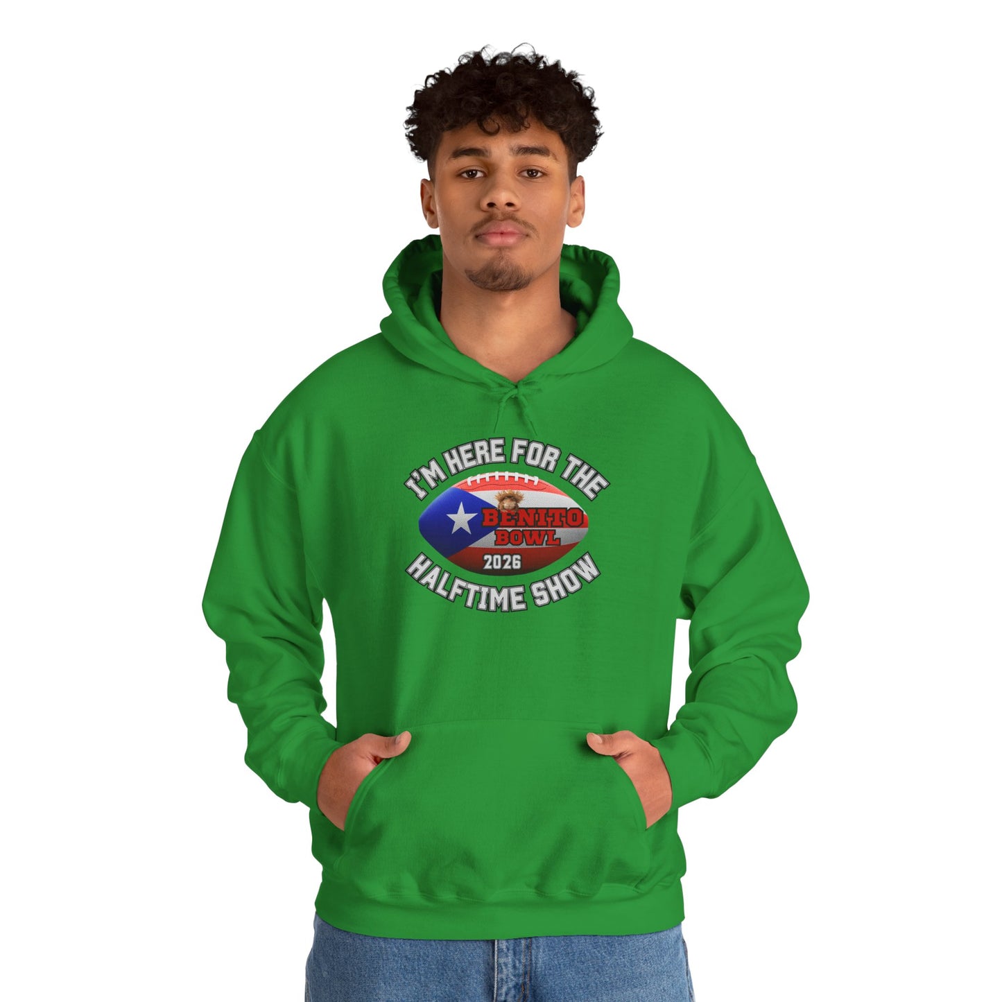 Benito Bowl Halftime Shirt 2026 Hoodie, Benito Bowl Hooded Sweatshirt, Football Fan Gift, Puerto Rico Heritage Hoodie, Boriqua Pride Gift